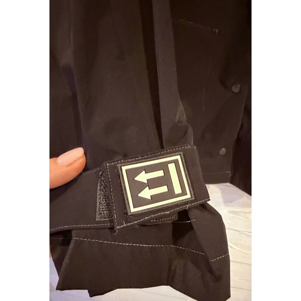 Off-White co Virgil Abloh Lightweight logo Parka Polyamide Woman Jacket Italy - Picture 4 of 11